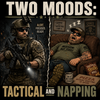 I Have Two Moods: Tactical and Napping – Veteran Shirt Idea