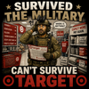 Survived the Military. Now I Can't Survive a Trip to Target. ā Veteran Shirt Idea