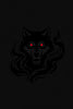 Shadow Wolf Emblem – Aggressive Dark Streetwear Design