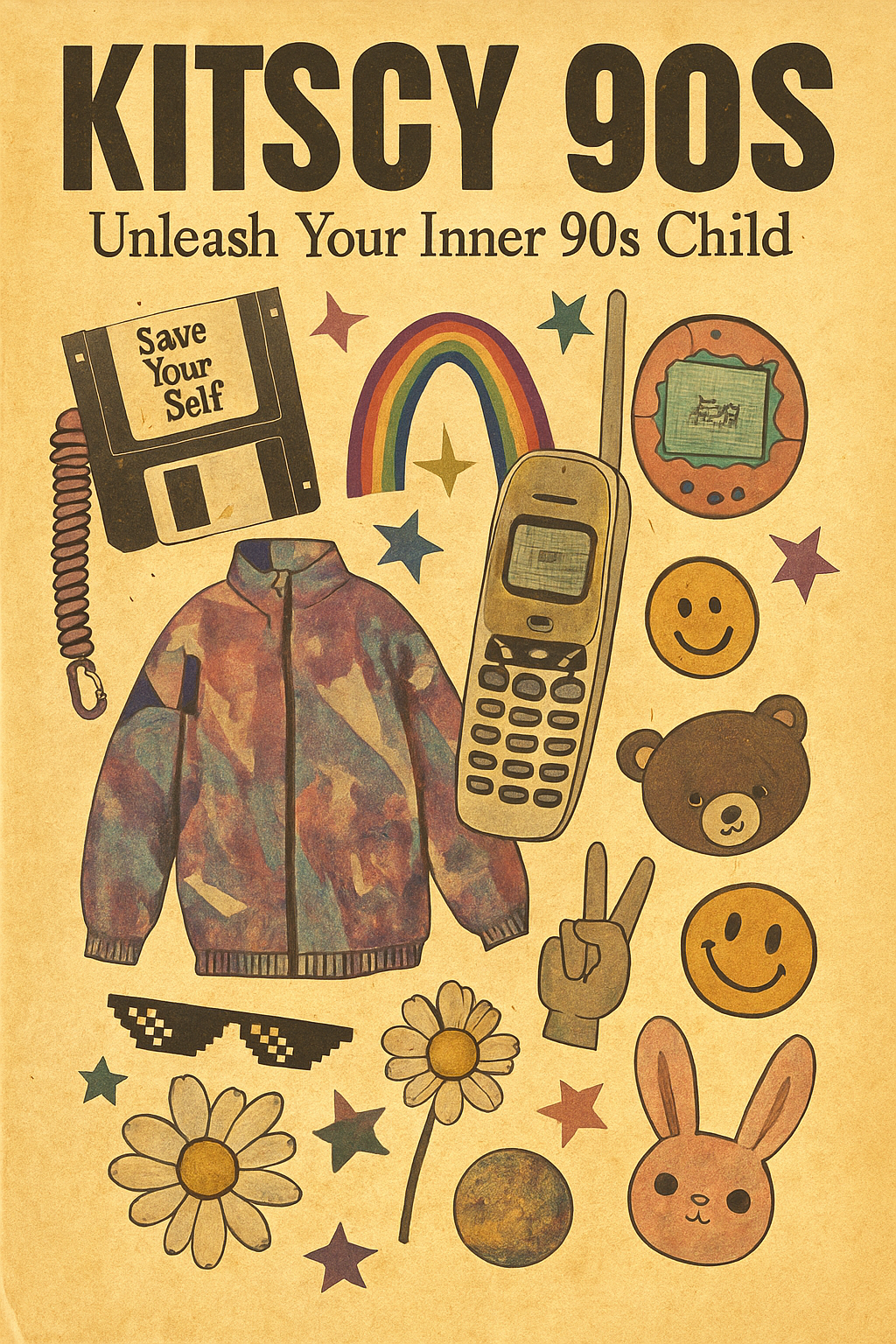 Kitsch ’90s: Ugly-Cool Graphics & Why They’re So Charming