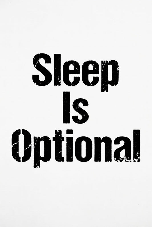 Sleep Is Optional – Veteran Survival Humor Shirt