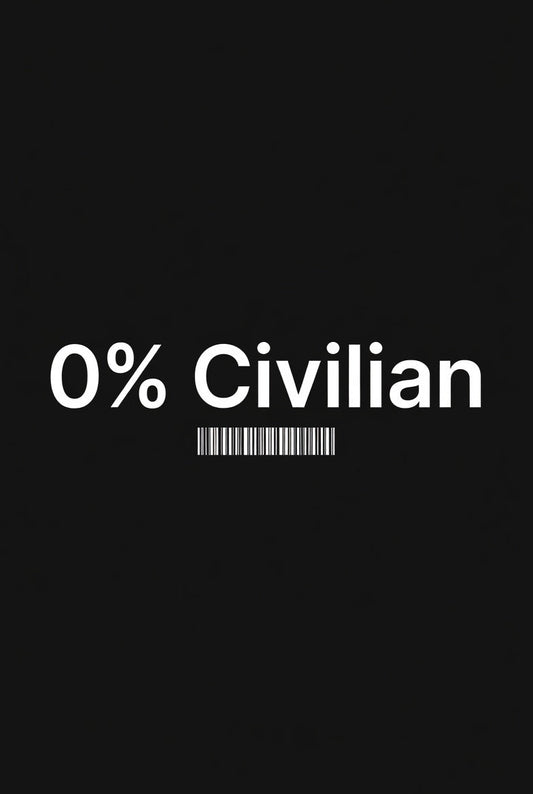 0% Civilian – Veteran Mindset Graphic Tee