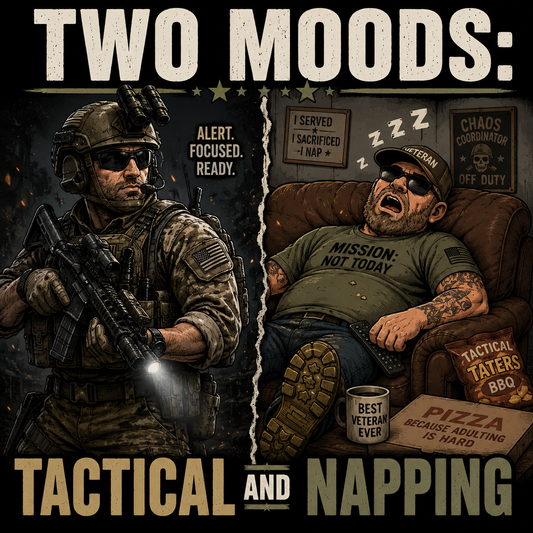 I Have Two Moods: Tactical and Napping – Veteran Shirt Idea