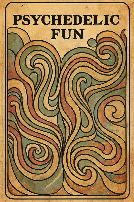 Psychedelic Fun: Swirling Colors & Groovy Patterns