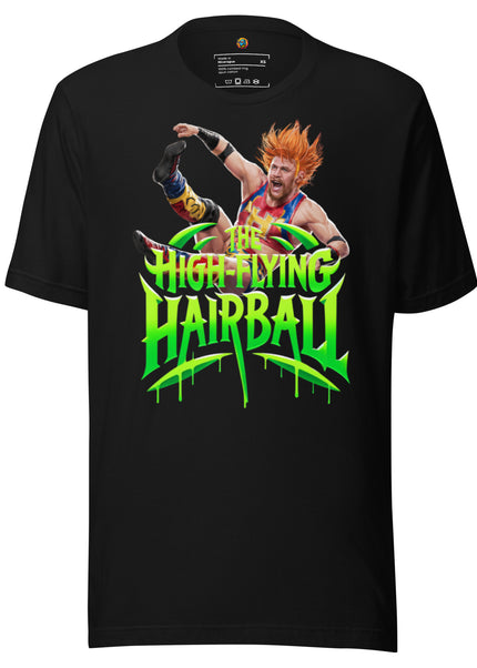 The High-Flying Hairball- Unisex t-shirt