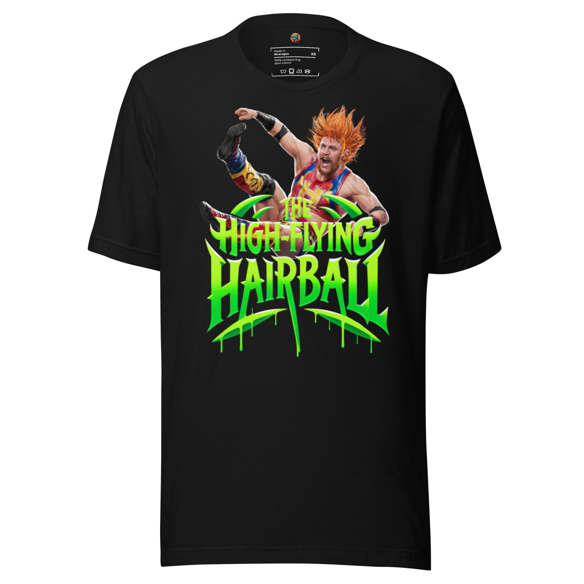 The High-Flying Hairball- Unisex t-shirt
