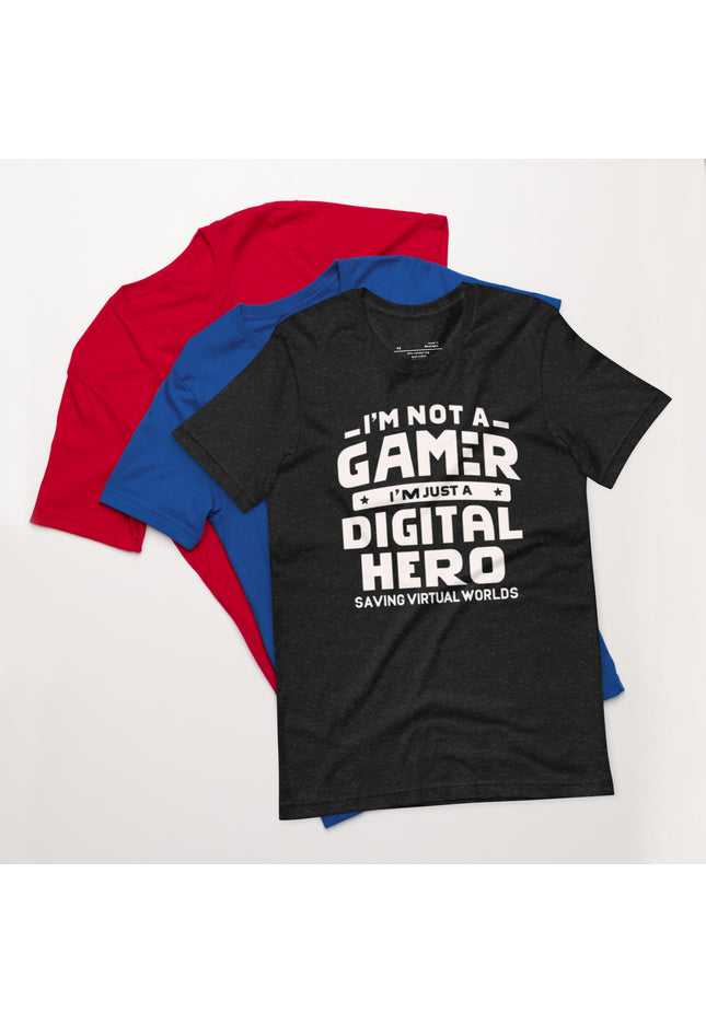 Digital Hero: The Virtual World Savior - Unisex t-shirt