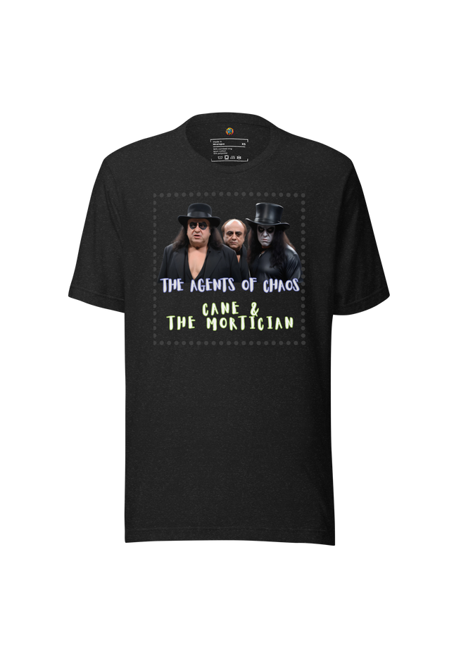 The Agents of Chaos, Cane & The Mortician - Unisex t-shirt