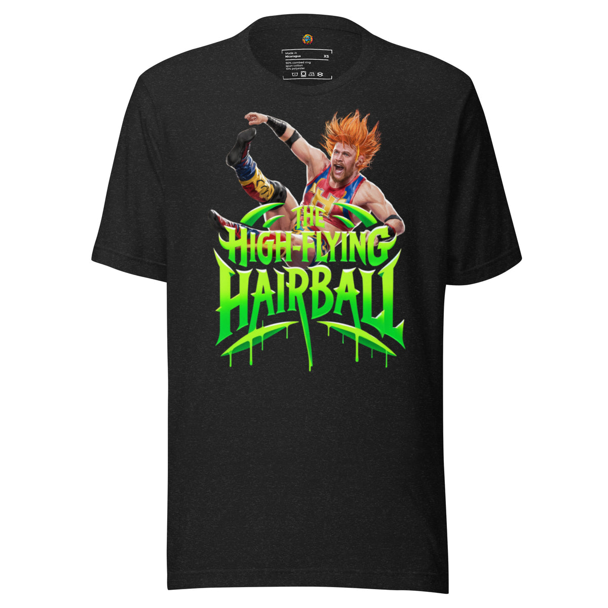 The High-Flying Hairball- Unisex t-shirt