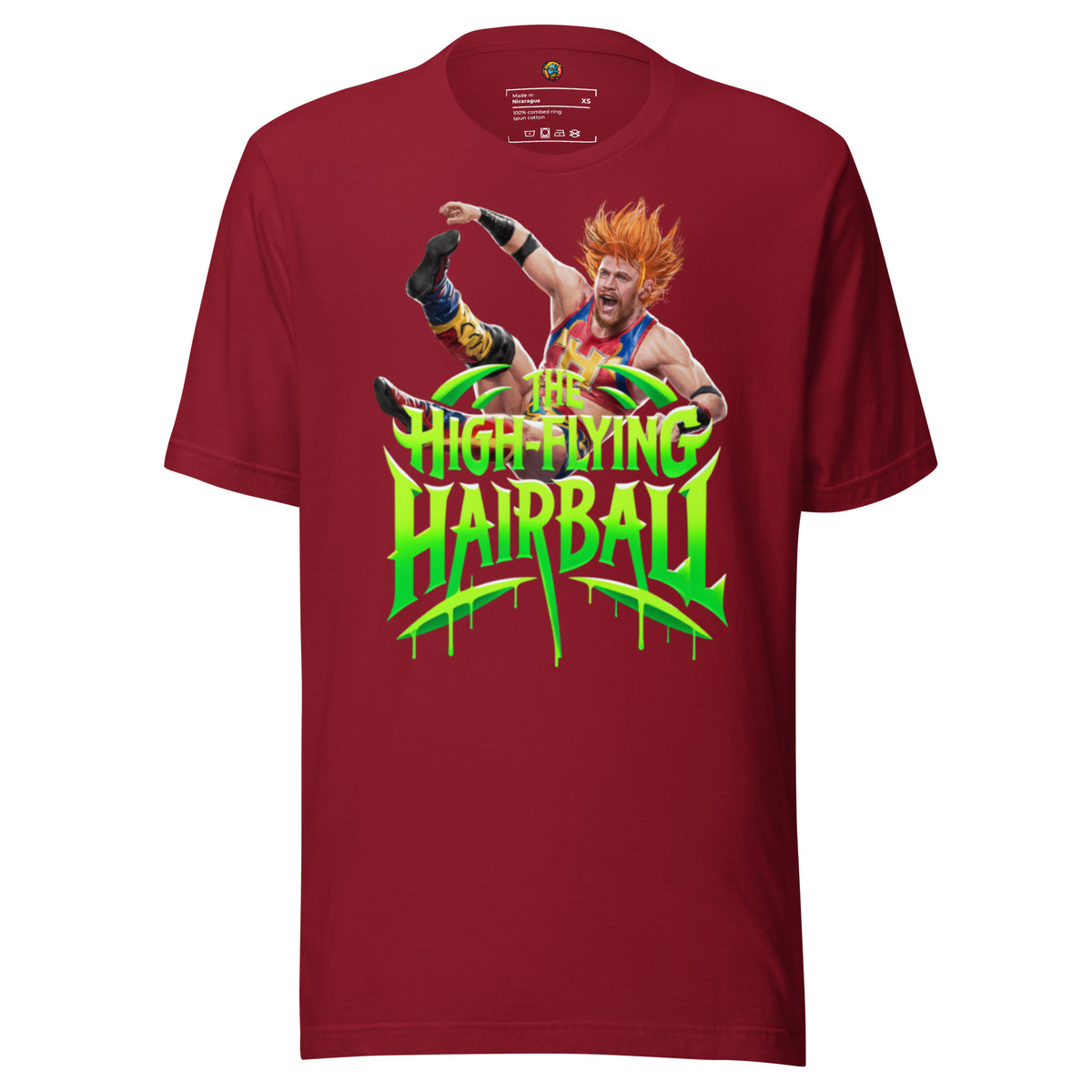 The High-Flying Hairball- Unisex t-shirt