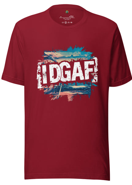 🌟👕 Unleash Your Inner Rebel with the IDGAF Shirt👕🌟- Unisex t-shirt