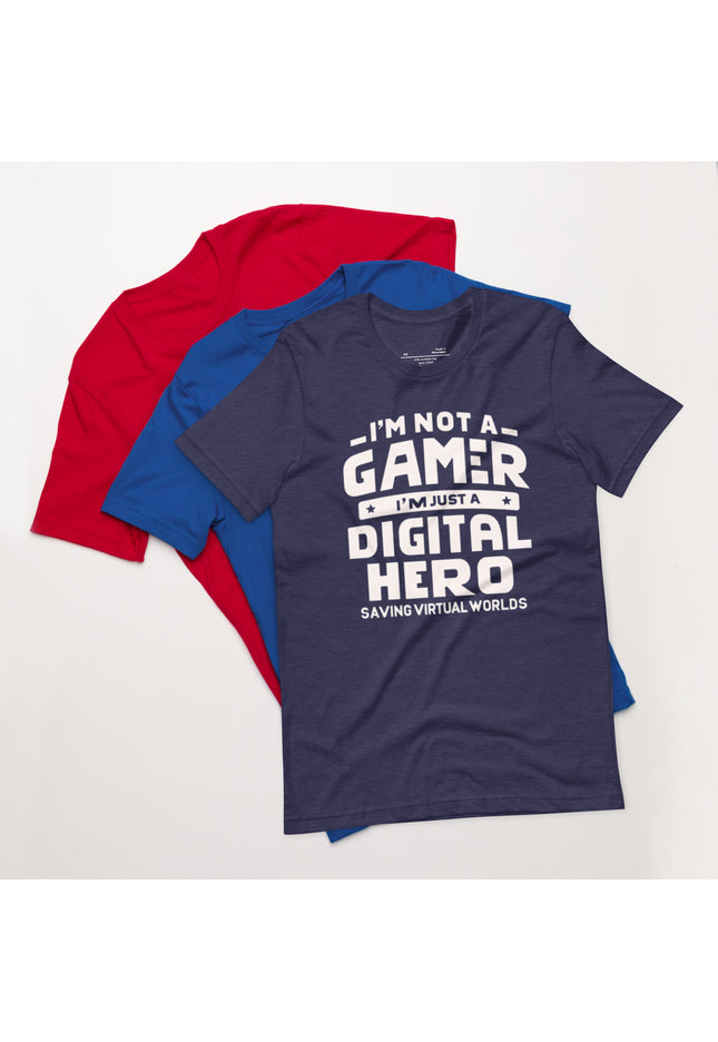 Digital Hero: The Virtual World Savior - Unisex t-shirt