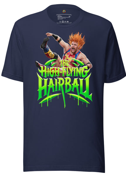 The High-Flying Hairball- Unisex t-shirt