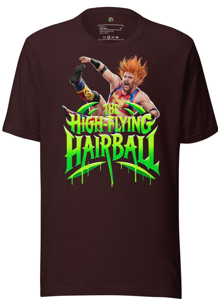 The High-Flying Hairball- Unisex t-shirt