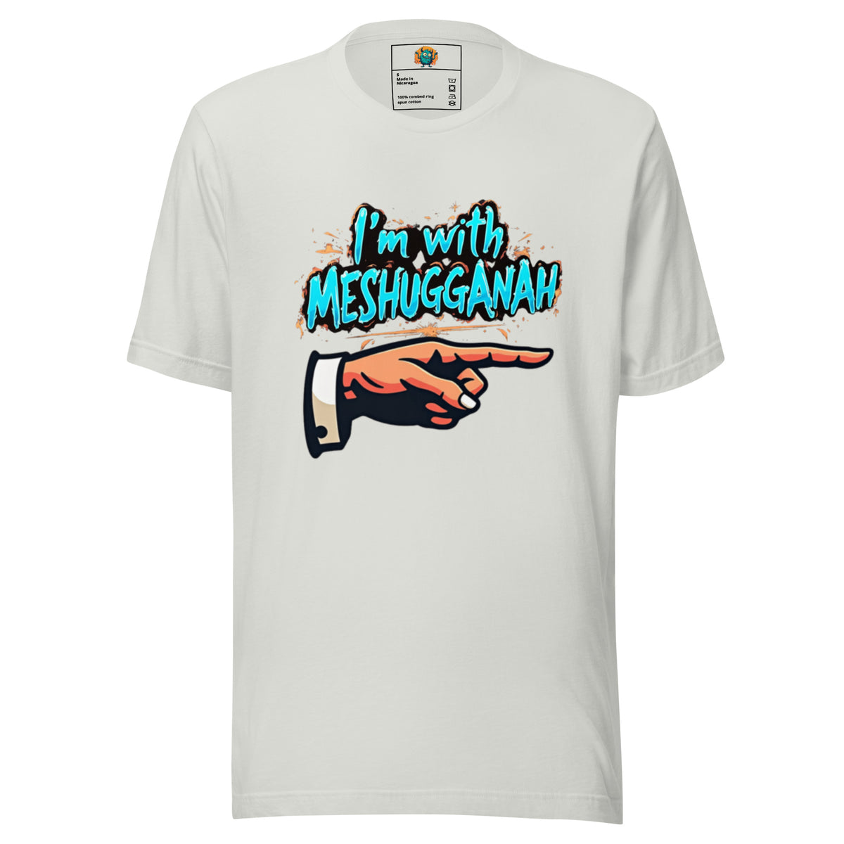 I'm with Meshugganah Left -Unisex t-shirt