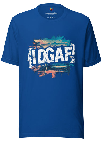 🌟👕 Unleash Your Inner Rebel with the IDGAF Shirt👕🌟- Unisex t-shirt